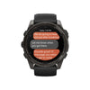 Garmin - Fēnix 6x - Sapphire Carbon Gray DLC with Black Bracelet - 010-02157-11