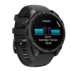 fēnix® 8 – 47 mm, AMOLED  Acier Gray avec bracelet en silicone noir - 010-02904-00