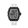 Elemental Series-Carbon Fiber Automatic Watch - TB8209CF-03-Black White Carbon Fiber