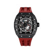 Elemental Series-Carbon Fiber Automatic Watch - TB8210CF-03-Passion Red