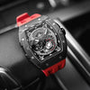 Elemental Series-Carbon Fiber Automatic Watch - TB8210CF-03-Passion Red