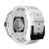 Elemental Series-Carbon Fiber Automatic Watch - TB8209CF-05-White Carbon Fiber