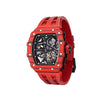 Elemental Series-Carbon Fiber Automatic Watch - TB8209CF-07-Bull Red Carbon Fiber