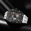 Elemental Series-Carbon Fiber Automatic Watch - TB8210CF-02-Elite White