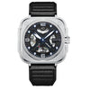 IRON-X Square Skeleton Automatic Watch Silver