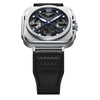 IRON-X Square Skeleton Automatic Watch Silver