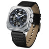 IRON-X Square Skeleton Automatic Watch Silver