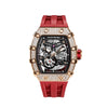 Elemental Series-Cubic Zirconia Automatic Watch - TB8208D-07-Red