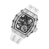 Elemental Series-Cubic Zirconia Automatic Watch - TB8209D-01-White