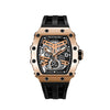 Elemental Series-Calendar - TB8208A-07-Rose Gold Black