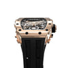 Elemental Series-Calendar - TB8208A-07-Rose Gold Black