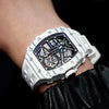 Elemental Series-Carbon Fiber Automatic Watch - TB8209CF-05-White Carbon Fiber