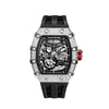 Elemental Series-Cubic Zirconia Automatic Watch - TB8208D-06-Black