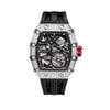 Elemental Series-Cubic Zirconia Automatic Watch - TB8209D-02-Black