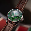 ROTO Wandering Hour Automatic Watch Jade Green