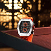 Elemental Series-Calendar - TB8204Q-11-Silver Orange