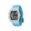 Elemental Series-Carbon Fiber Automatic Watch - TB8209CF-06-White Blue Carbon Fiber