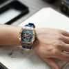 Elemental Series-Calendar - TB8208A-08-Gold Blue