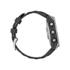 fēnix® E – 47 mm, AMOLED  Acier Silver avec bracelet en silicone graphite - 010-03025-00