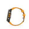 fēnix® 8 – 47 mm, AMOLED  Sapphire, Titanium avec bracelet en silicone orange/graphite -010-02904-11