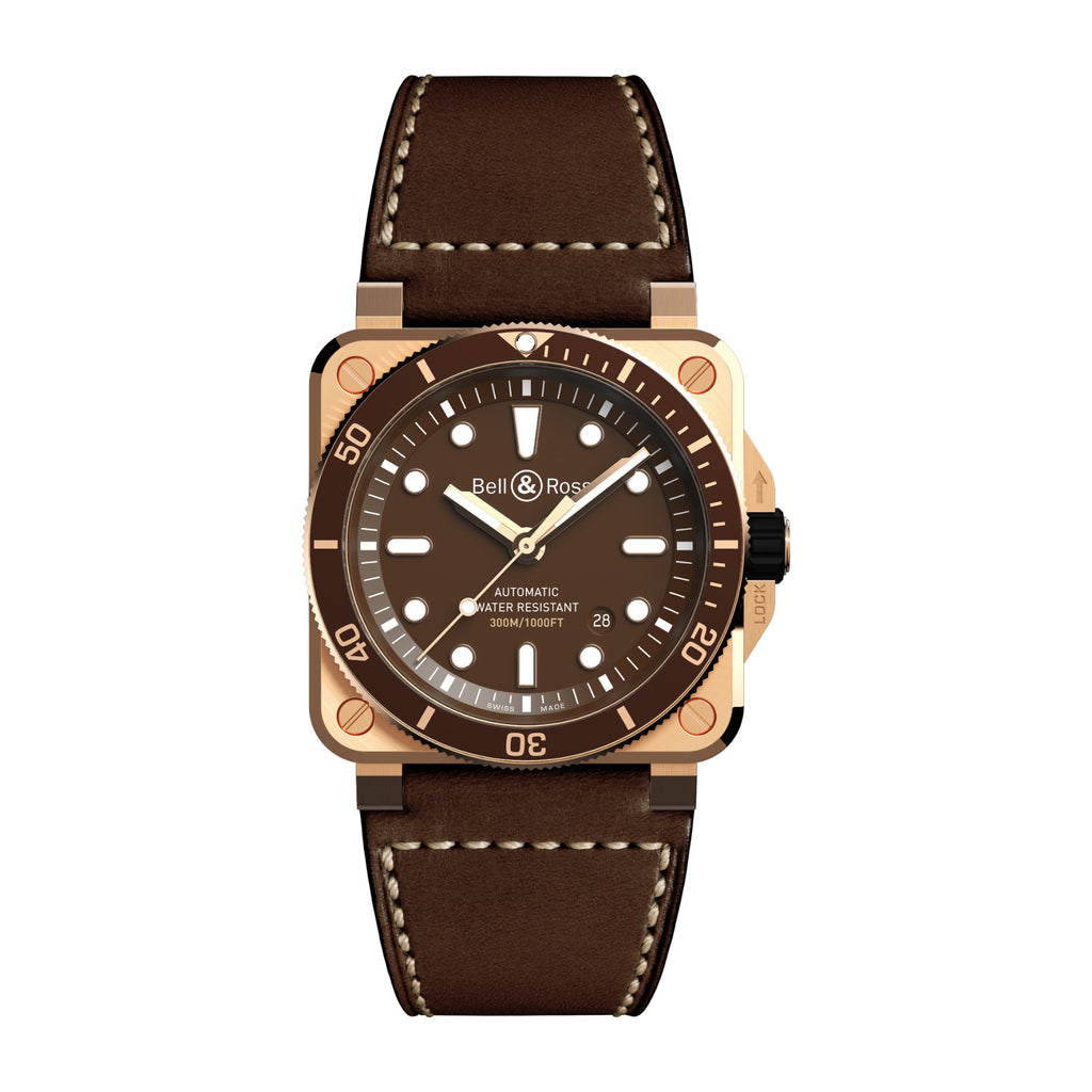 BR 03-92 DIVER BROWN BRONZE - BR0392-D-BR-BR/SCA