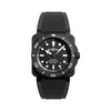 BR 03 Diver Black Matte Ceramic - 	BR03A-D-BL-CE/SRB