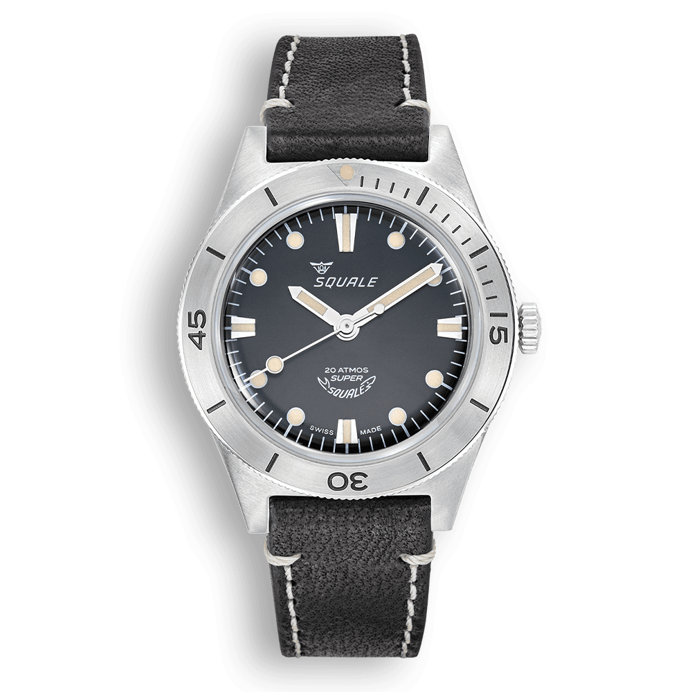 Super-Squale Big Arrows Black Leather - SUPERSSABK.PN