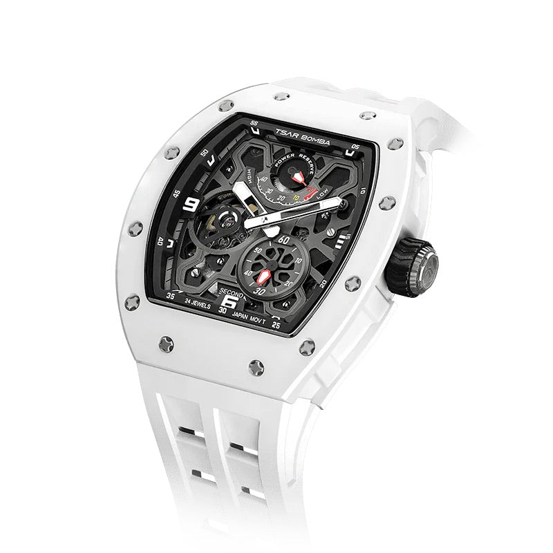 Elemental Series-Automatic Watch - TB8212C-01-Ceramic White