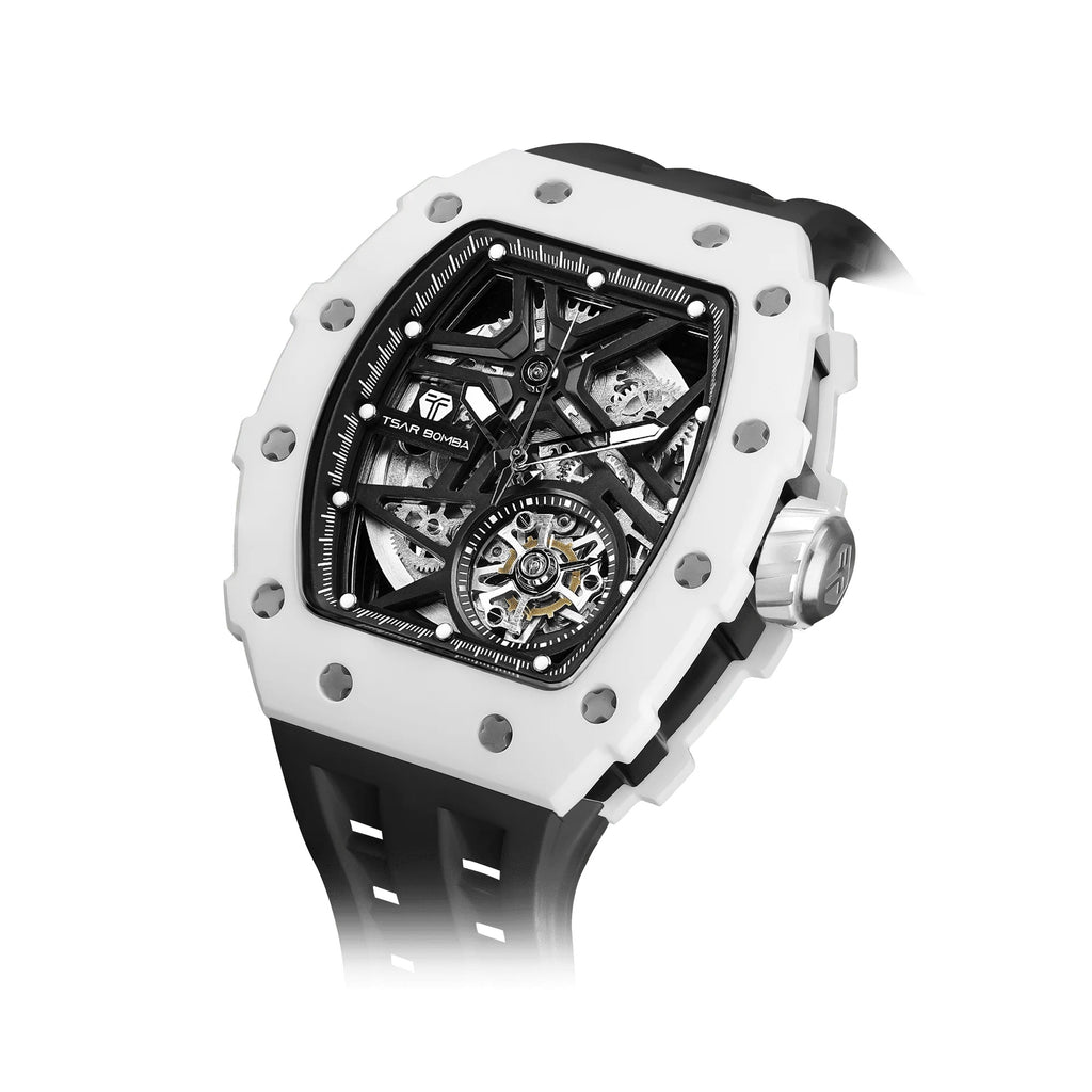 Elemental Series-Ceramic Automatic Watch -  TB8209C-03-Black