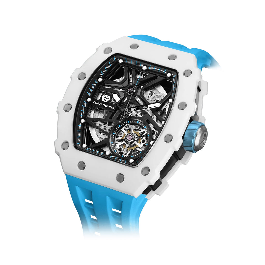 Elemental Series-Ceramic Automatic Watch -  TB8209C-04-Blue