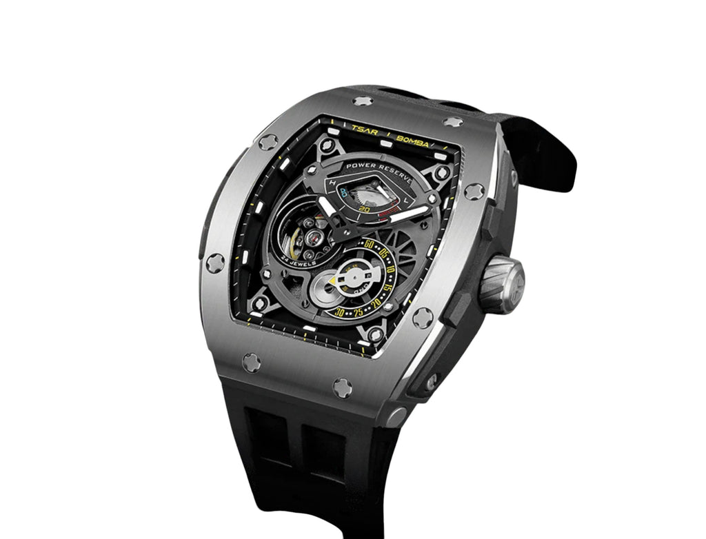 Elemental Series - Automatic Watch - TB8210A-02-Silver Black