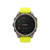 fēnix® 8 – 51 mm, Sapphire, Titanium avec bracelet en silicone jaune/graphite - 010-02907-21