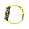 fēnix® 8 – 51 mm, Sapphire, Titanium avec bracelet en silicone jaune/graphite - 010-02907-21