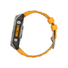 fēnix® 8 – 51 mm, AMOLED  Sapphire, Titanium avec bracelet en silicone orange/graphite - 010-02905-11