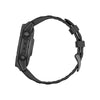 fēnix® E – 47 mm, AMOLED  Acier Gray avec bracelet en silicone noir - 010-03025-01