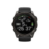 Garmin - Fēnix 6x - Sapphire Carbon Gray DLC with Black Bracelet - 010-02157-11