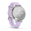 Lily® 2 Active  Silver avec bracelet en silicone lilas - 010-02891-01