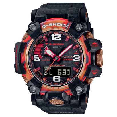 Montres G-SHOCK MUDMASTER - Rouge Flare 40ème Anniversaire -